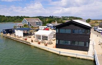 Isle of Wight, Things to do, Bembridge Harbour, harbour buildings and office