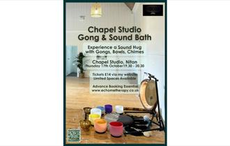 Isle of Wight, Things to do, Health and Wellbeing, Sound Bath, Chapel Studio Niton