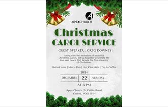 Isle of Wight, Things to do, Christmas Carols, Cowes, Apex Church