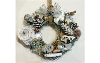 Isle of Wight, Arts and Crafts, Christmas Workshop, Wreath making, Ryde