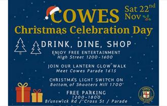 Isle of Wight, Things to do, Cowes Christmas Day, Markets, Parade, Offers, Free Parking
