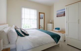 Bedroom at Serene at Ryde, self-catering, Isle of Wight