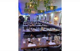 Isle of Wight, Things to do, Eating Out, Restaurant, Da Vinci, Newport, restaurant set up