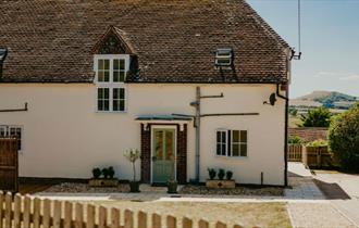 Outside view of Dairyman's Cottage, Tapnell Farm, Self-catering, West Wight, Isle of Wight