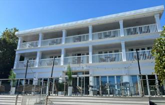 Outside view of The Fig Tree Hotel, Shanklin, Isle of Wight, luxury boutique Hotel