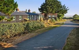 Exterior of Newtown Cabin, Isle of Wight, National Trust, Self Catering - Image copyright: Dave Harrison