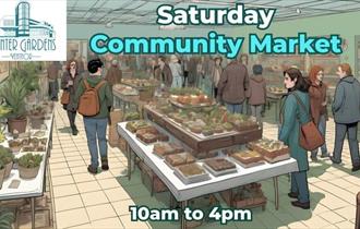 Community Market at Ventnor Winter Gardens, local produce, events, what's on, Isle of Wight