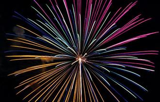Fireworks in the sky, what's on, event, Yarmouth