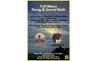 Isle of Wight, Things to do, Health and Wellbeing, Gong & Sound Bath, Full Moon, Bembridge