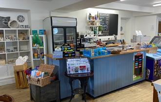 Gallery cafe at The Pilot Boat, Bembridge, Isle of Wight, eat and drink