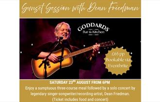 Isle of Wight, Things to do, Goddards Brewery, Sunset Sessions, Dean Friedman, Live Music