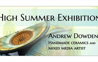 Isle of Wight, Things to do, Art Exhibition Quarr Abbey, Andrew Dowden, Ceramics and mixed media Artist
