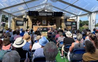 Hugh Fearnley-Whittingstall on the Chefs stage at The Great Wight Bite, food and drink festival, Cowes, Isle of Wight, event, what's on - Credit: IOW