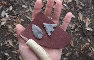 Flint Arrowhead Making
