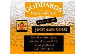 Isle of Wight, Things to do, Events, Jack and Gold at Goddards Brewary