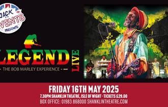 Isle of Wight, Things to do, Live Music, Concert, Bob Marley Legend, Shanklin Theatre