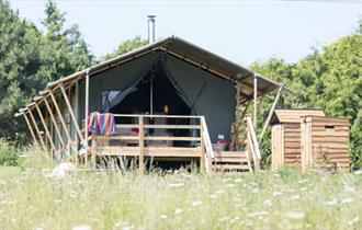 Tent at Sibbecks Farm Glamping, Self-catering, Isle of WightSibbekc