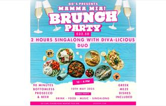 Isle of Wight, Things to do, Bottomless Brunch, Mamma Mia Singalong, GG's Newport