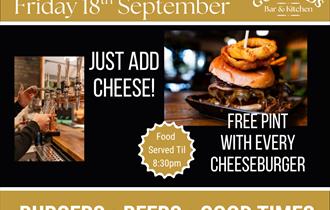 National Cheeseburger Day at Goddards Brewery — image from event listing