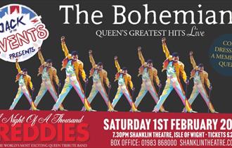 Isle of Wight, Things to do, Shanklin Theatre, Jack Up events, A Night of a Thousand Freddies