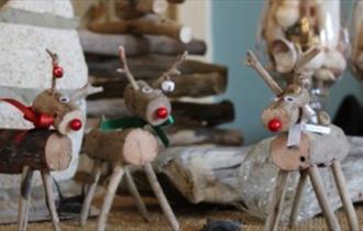 Isle of Wight, Things to do, Northwood House Christmas Fair, Wooden Model Raindeer
