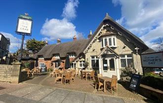 Outside front view of the Crab, pub, Shanklin, Isle of Wight