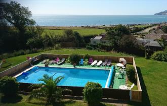 Isle of Wight, Accommodation, Sandown Manor, Pool