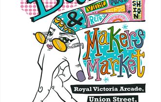 Boutique & Makers Market poster, Ryde, Isle of Wight, What's on, event