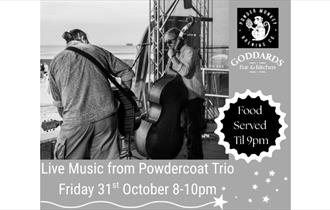 Isle of Wight, Things to do, Live music, Powdercoat Trio, Goddards Brewery