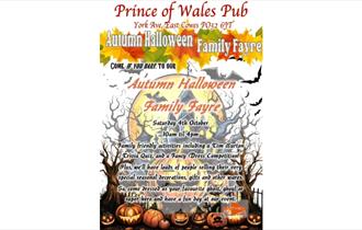 Isle of Wight, Things to do, Halloween fayre, family fun, Prince of Wales, East Cowes
