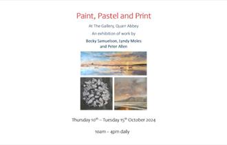 Art exhibition poster, Quarr Abbey, event, what's on, Isle of Wight