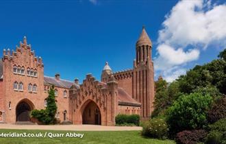 Outside view of Quarr Abbey, Ryde, Isle of Wight, singing, music, event, what's on, island life