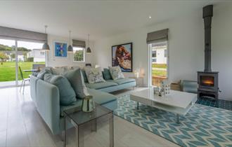 Lounge in Richmond Cottage at The West Bay Club & Spa - Self Catering, Isle of Wight.