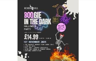 Isle of Wight, Things to do, What's On, Halloween Party, 18+, Robin Hill, Downend, Newport