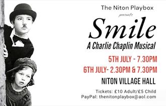 Isle of Wight, Things to do, Theatre, Smile, A Charlie Chaplin Musical, Niton Village Hall,