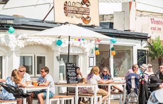 Isle of Wight, Eating Out, Smoking Lobster Ventnor Beach, Frontage