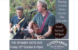 Isle of Wight, Things to do, Live Music, The Spammy Oatis Duo, Goddards Brewery.