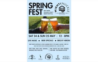 Isle of Wight, Things to do, Events, Spring fest, Wight Knuckle, BBQ, Live Music, Poster