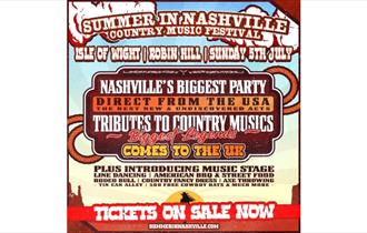 Isle of Wight, things to do, live music, Summer in Nashville, Country Music Festival, Robin Hill, Downend, Newport