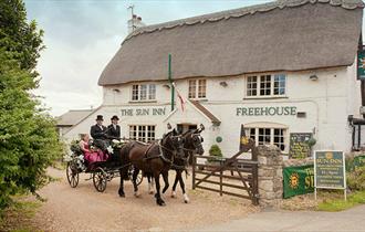 Outside view of The Sun Inn, Hulverstone, Isle of Wight pub