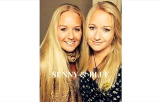Sunny & Blue poster, live music at Luccombe Hall Hotel, Shanklin, Isle of Wight