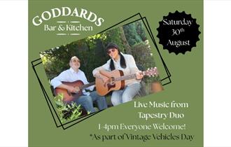 Isle of Wight, Things to do, Live Music, Goddards Brewery, Tapestry Duo