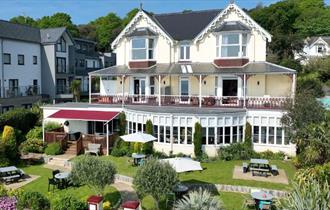 Outside view of The Clifton, B&B, Shanklin, Isle of Wight, Accommodation