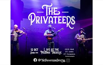 Isle of Wight, Things to do, Live Music, The Privateers, Medina Theatre, NEWPORT