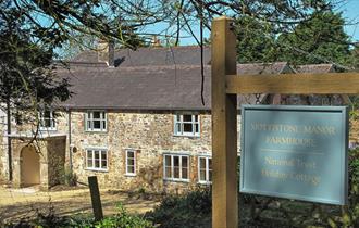 Outside view of Mottistone Manor Farmhouse, National Trust, Isle of Wight, self catering - Image credit: Mike Henton