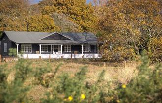 Outside view of The Old Club House, Isle of Wight, Self Catering, National Trust - image credit: Mike Henton