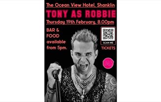 Isle of Wight, Things to do, Live Music, Robbie Williams Tribute, Ocean View Hotel, Shanklin