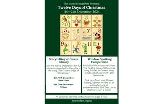 Isle of Wight, Things to do, Storytelling, Twelve Days of Christmas