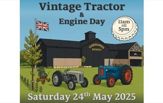 Isle of Wight, things to do, Vintage Tractor and Engine Day, Goddards Brewery, Branstone