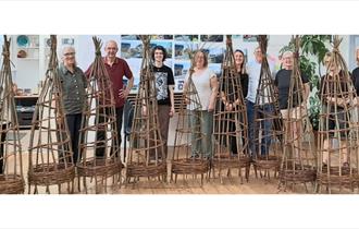 Isle of Wight, Things to do, Willow Weaving Workshop, Garlic Farm
